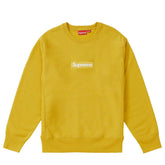 Supreme Box Logo Crewneck (FW18) Mustard