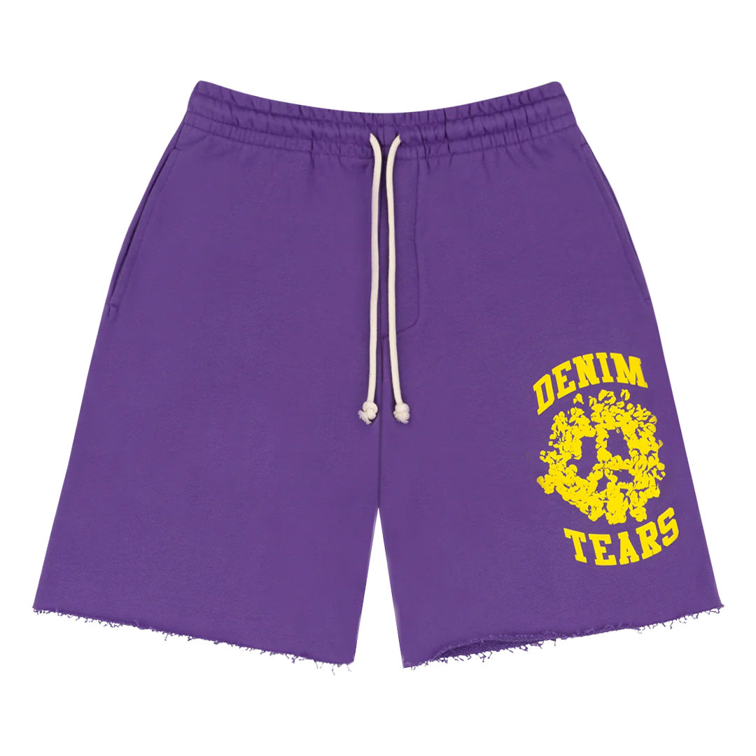 Denim Tears University Sweat Shorts Purple