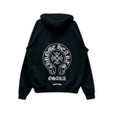 Chrome Hearts Osaka Exclusive Horseshoe Hoodie Black