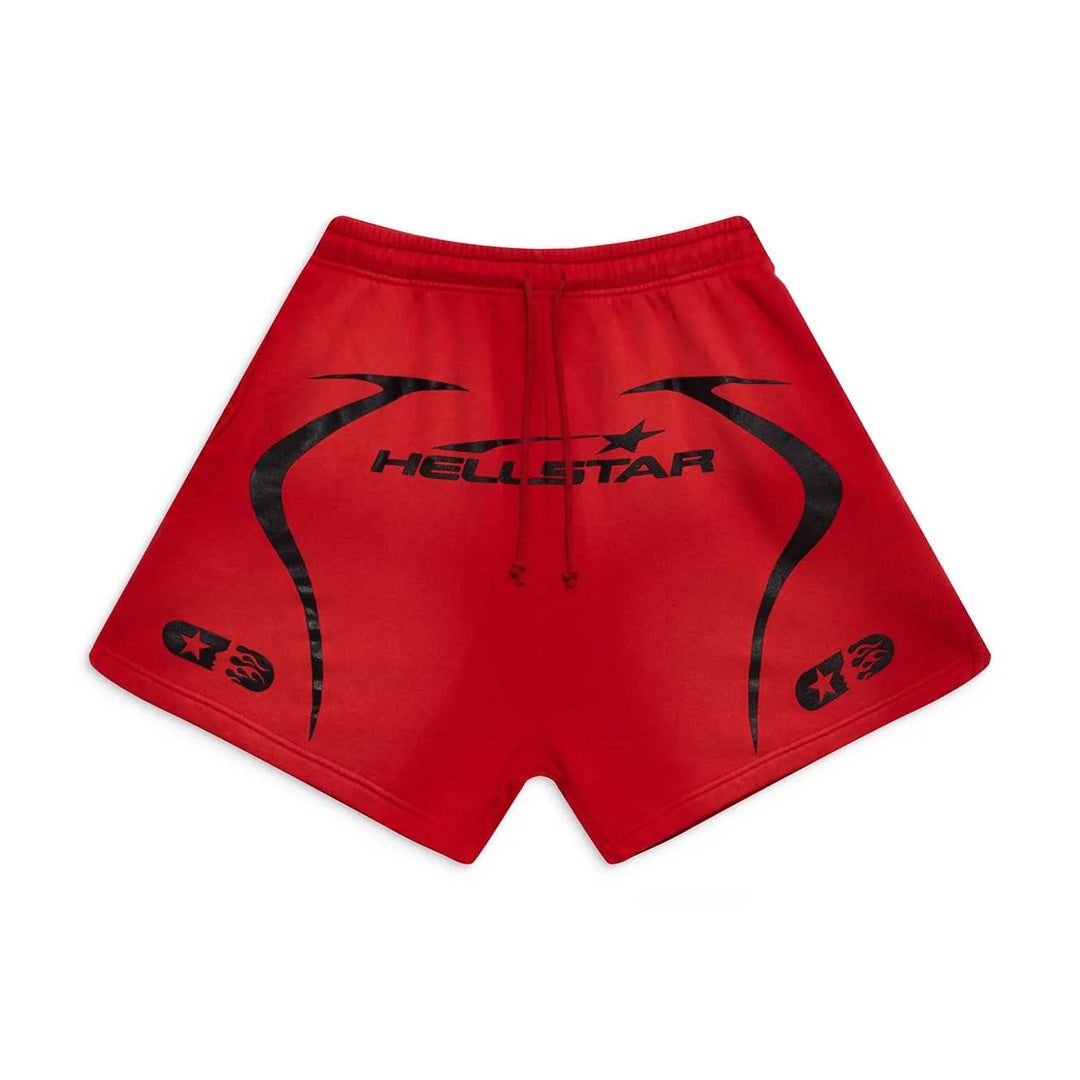 Hellstar Warm Up Shorts Red