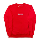 Supreme Box Logo Crewneck (FW15) Red