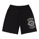 Denim Tears University Sweat Shorts Black