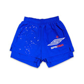 Sp5der Pro Double Layer Shorts Blue