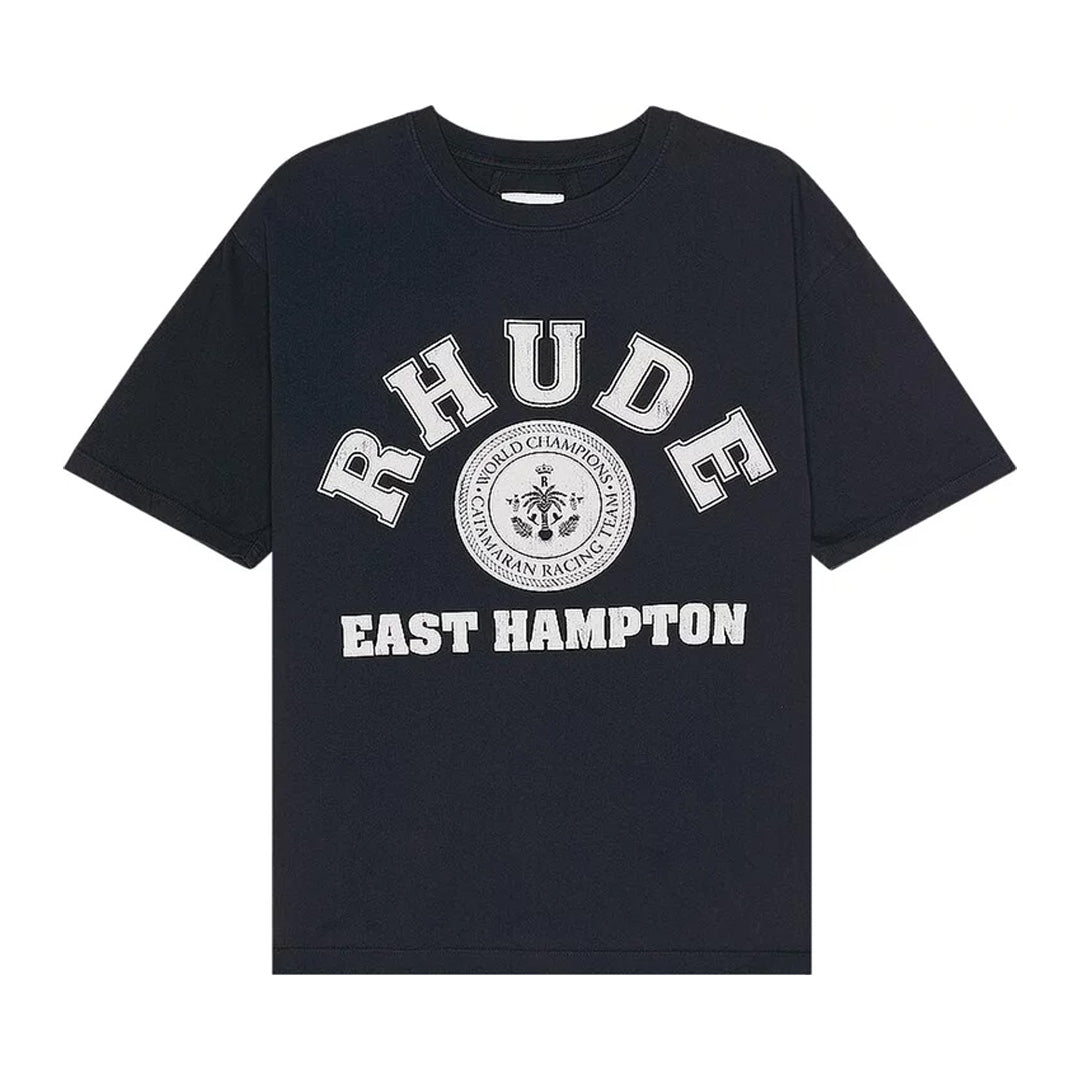 Rhude Black Hampton Catamaran T-Shirt