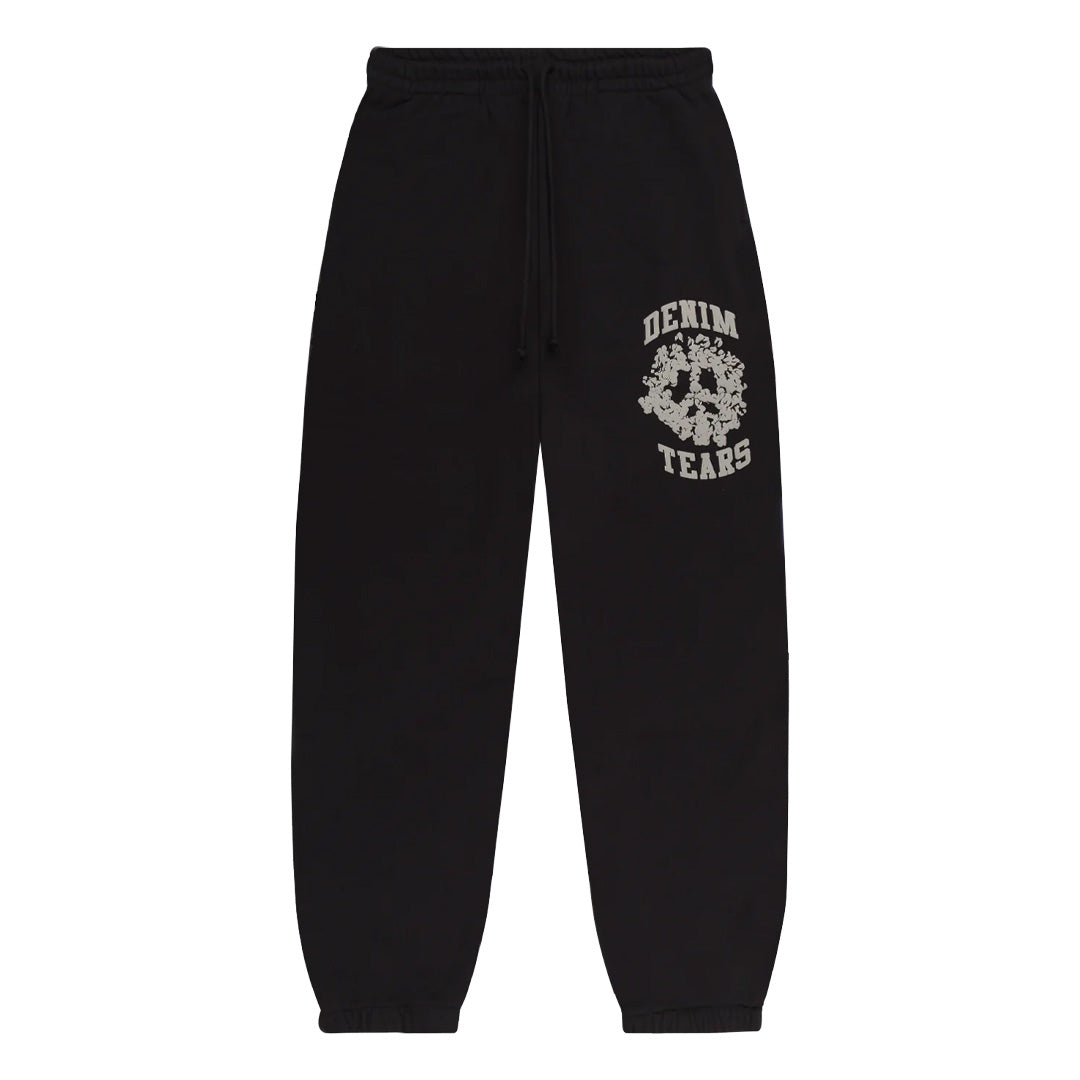 Denim Tears University Sweatpants Black