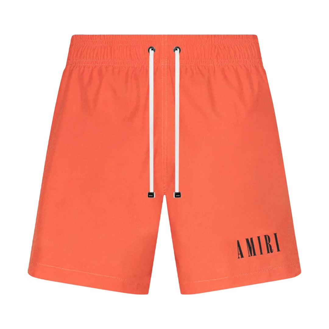 Amiri Core Logo Swim Shorts Orange