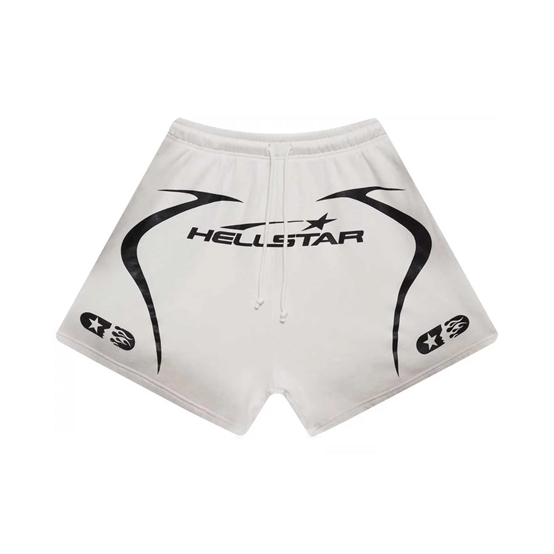 Hellstar Warm Up Shorts White