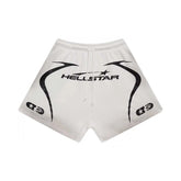 Hellstar Warm Up Shorts White