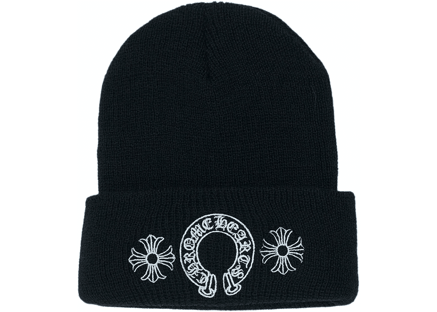 Chrome Hearts Horse Shoe Beanie Black