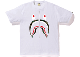 Bape 1st Camo Shark Tee White/Green