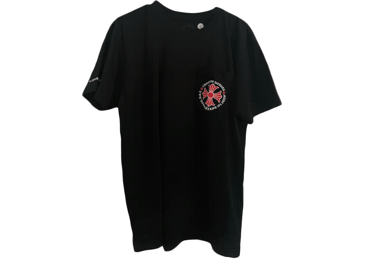 Chrome Hearts Made In Hollywood Plus Cross T-shirt Black/Red | Kenshi ...