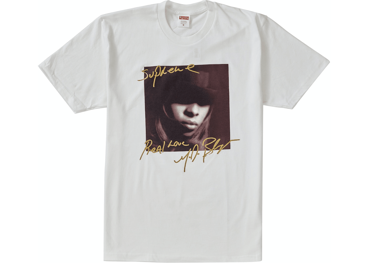 Supreme Mary J. Blige T-Shirt White